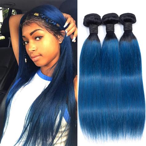 Ombre Blue Hair Color