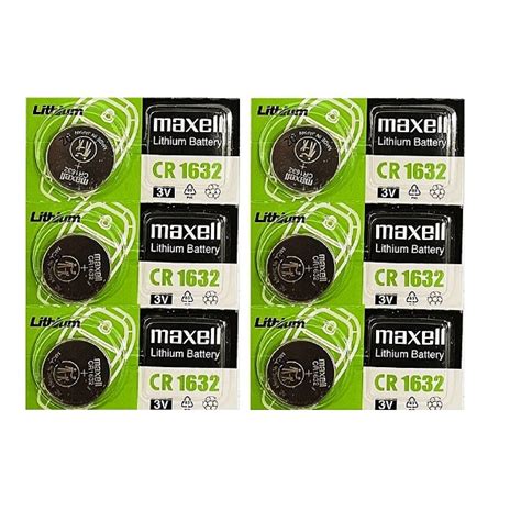 Sg Maxell Cr Green Card Lithium Cell Button Battery Pieces