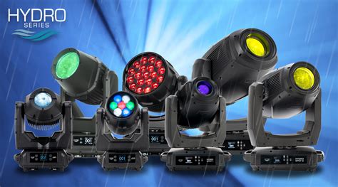 ADJs Hydro Series IP65 Rated Moving Heads For Spectacular Lighting In