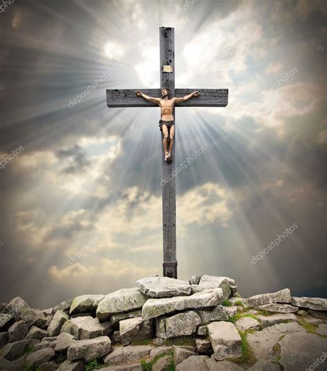 Jesus Christ on The Cross. — Stock Photo © vladvitek #33789155