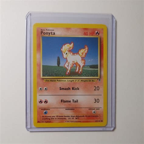 Ponyta Legendary Collection Pok Mon Card Nm Mint Ebay