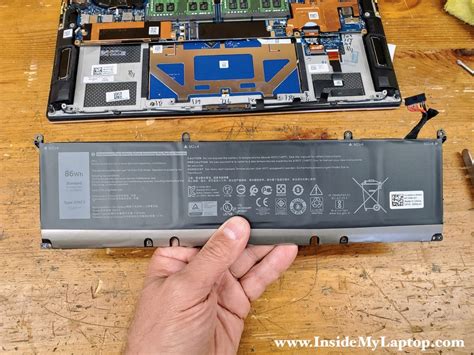 Dell XPS 15 9500 (model P91F) disassembly – Inside my laptop