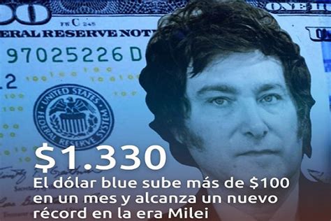 Argentina El D Lar Blue Vuelve A Subir Y Alcanza Un Nuevo R Cord