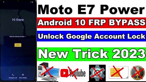 Moto E Power Frp Bypass Without Pc New Trick Moto E E Plus