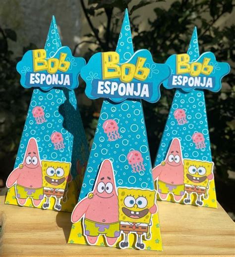 Personalizados por Maria on Instagram Caixa pirâmide no tema Bob