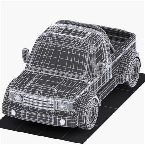 Camioneta Pickup 3 De Dibujos Animados Modelo 3d 15 Unknown 3ds