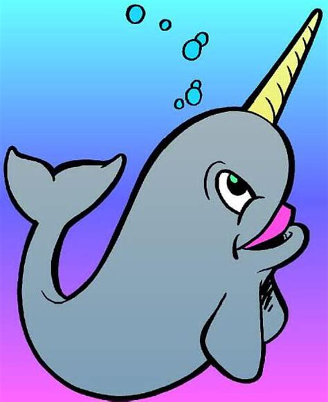 Baby Narwhal In Clipart Clip Art Library