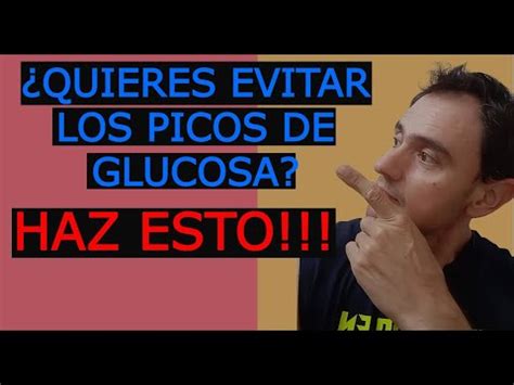 SUFRES DE DIABETES O GLUCOSA ELEVADA Y QUIERES EVITAR LOS PICOS DE