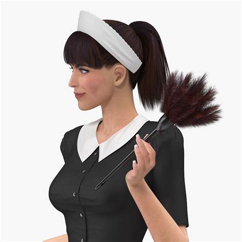 Housekeeping Maid Für Maya Manipuliert 3d Modell 209 Ma Free3d