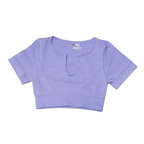 Ensemble De Yoga Sans Couture Pour Femmes Purple Top Manches