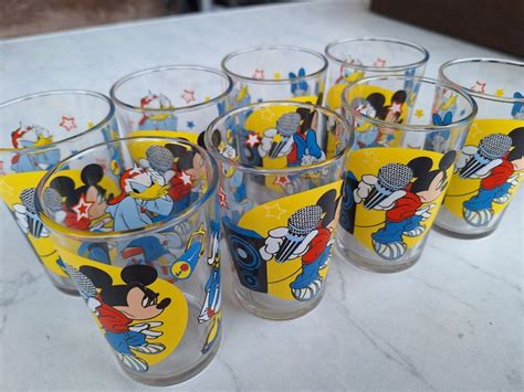 8 Mickey Mouse Gläser Disney Set Vintage Sammler Kaufen auf Ricardo