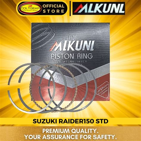 ALKUNL Piston Ring For Suzuki Raider150 STD 0 25 Shopee Philippines