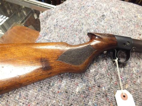 A PRE WAR BSA UNDER LEVER ACTION AIR RIFLE IN 22 CALIBRE