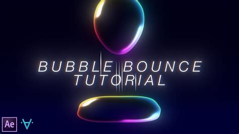 Bubble Bounce Animation Tutorial After Effects Tutorial Youtube