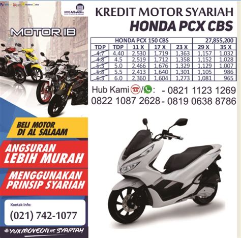 Brosur Angsuran Motor Honda Pcx Background Contoh Brosur Terbaik