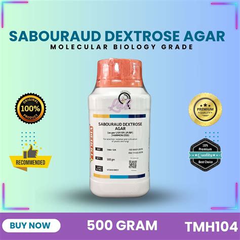 Jual Sabouraud Dextrose Agar Harmonized Media Mikrobiologi 500 Gr