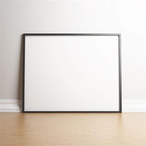 Landscape Poster Frame Mockup - Free Download