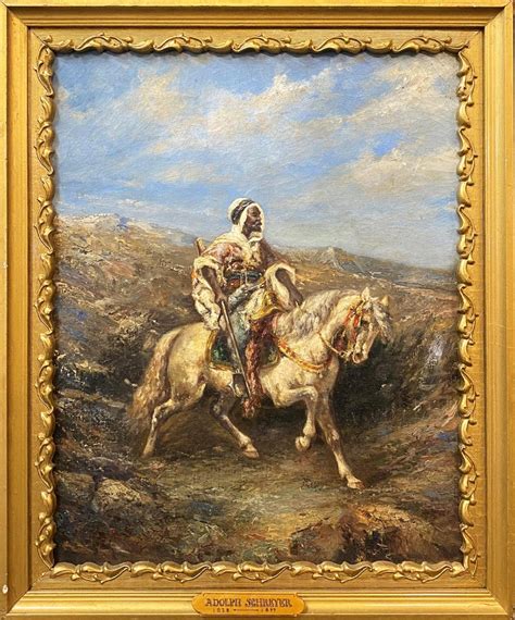 Adolf Schreyer Arabian Horseman For Sale At 1stdibs