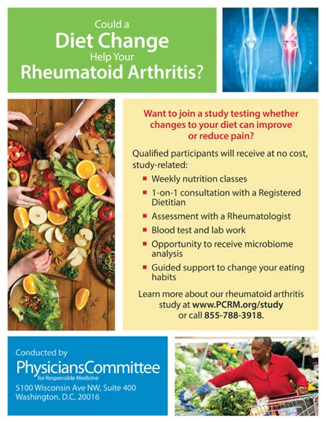 Rheumatoid Arthritis Study Flier Physicians Committee