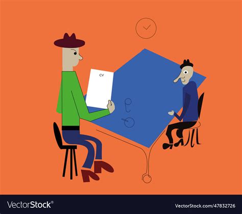 Job interview Royalty Free Vector Image - VectorStock