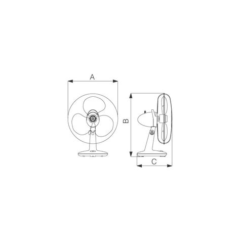 Ventilatore Oscillante Da Tavolo Vortice Gordon