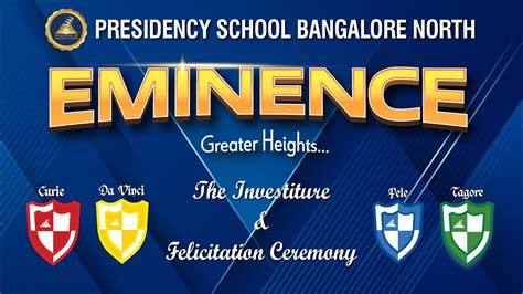 Eminence Investiture Felicitation Ceremony Presidency