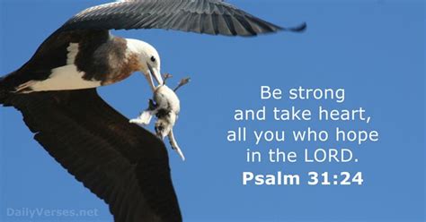 Psalm 31 24 Bible Verse Of The Day DailyVerses Net