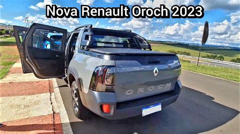 Nova Renault Oroch Outsider 1 3T 2023 Test Na Pista Haras Tuiuti YouTube