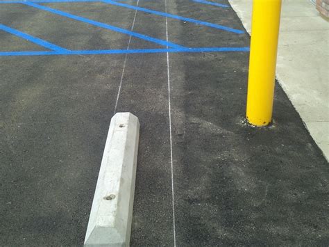 Rubber & Concrete Wheel Stop & Parking Block Installation - California