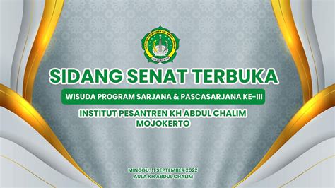 LIVE 2 Nd SESSION Rapat Senat Terbuka Wisuda Ke 3 Program Sarjana