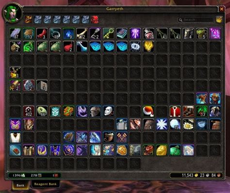 Litebag Bags Bank Inventory World Of Warcraft Addons