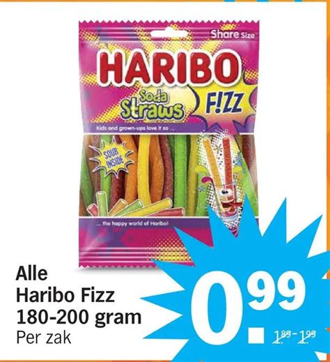 Alle Haribo Fizz 180 200 Gram Aanbieding Bij Albert Heijn