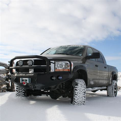 Road Armor Dodge Ram 2008 Stealth Series Full Width Blacked Front