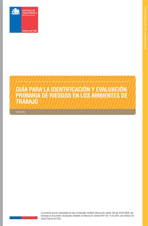 Guía para la Identificación y Evaluación de Riesgos en los Ambientes de