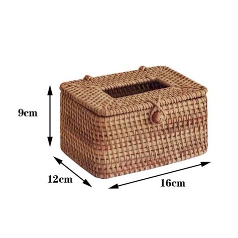 藤編紙巾盒 日式北歐紙巾盒 抽紙盒 茶几桌布收納盒 遙控器收納盒 蝦皮購物