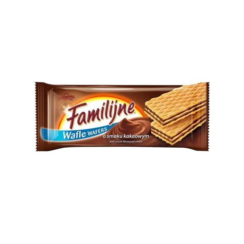 WAFLE FAMILIJNE O SMAKU KAKAOWYM 180G JUTRZENKA