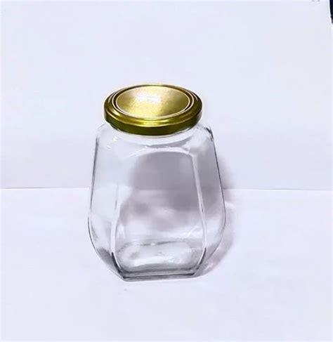 750 Ml Octagonal Glass Jar For Pickel Storage At Rs 15 Piece In