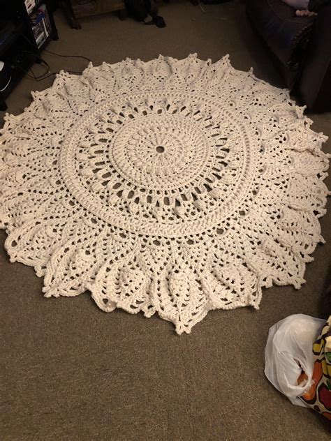 Just Finished A New Doily Rug R Crochet