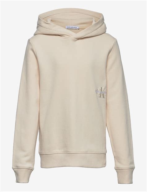 Calvin Klein Monogram Embroidery Hoodie Tops