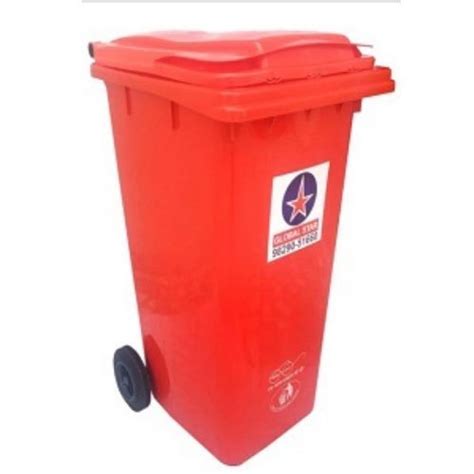 240 Ltr Plastic Dustbin With Wheel At Rs 2600 Wheeled Trash Can In