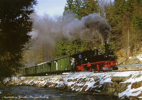 Eisenbahn Postkarten Museum Preßnitztalbahn Steinbach Jöhstadt