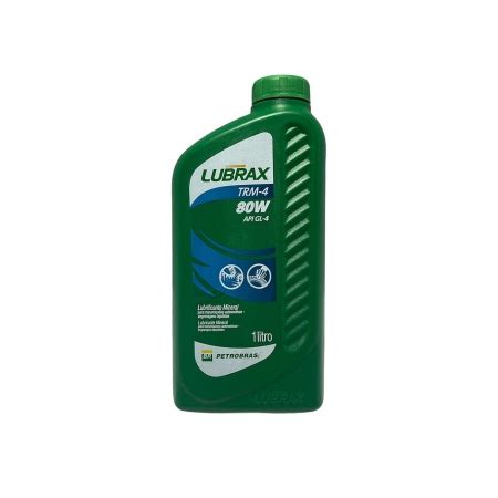 Óleo Câmbio Diferencial 80W Lubrax 1 Lt LU80WLT DF Autopeças