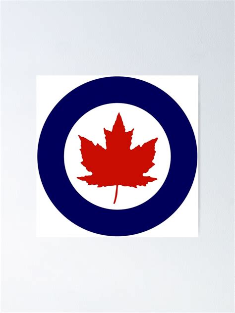 "Roundel of the Royal Canadian Air Force 1946–1965" Poster for Sale by Shav | Redbubble