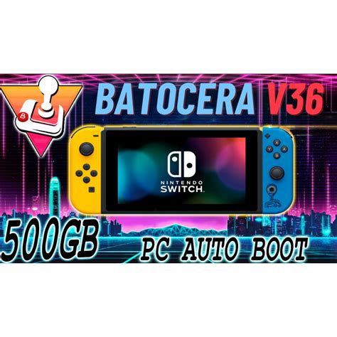 Hd Externo Retrogames 500gb NS Edition Batocera 36 Pc Boot Shopee Brasil