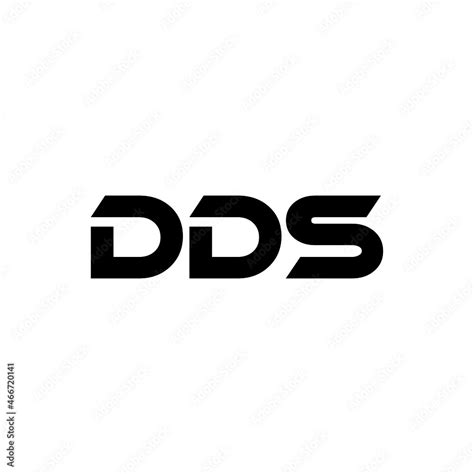 Dds Letter Logo Design With White Background In Illustrator Vector