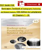 Lampignano Bontrager S Textbook Of Radiographic Positioning And