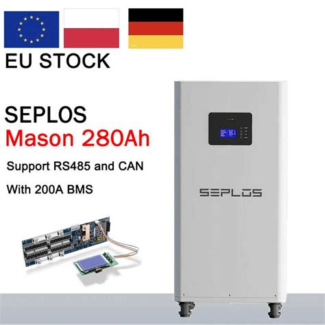 Seplos Stand 48V 280Ah 14 3KWh LiFePO4 Lithium 200A BMS Phosphate