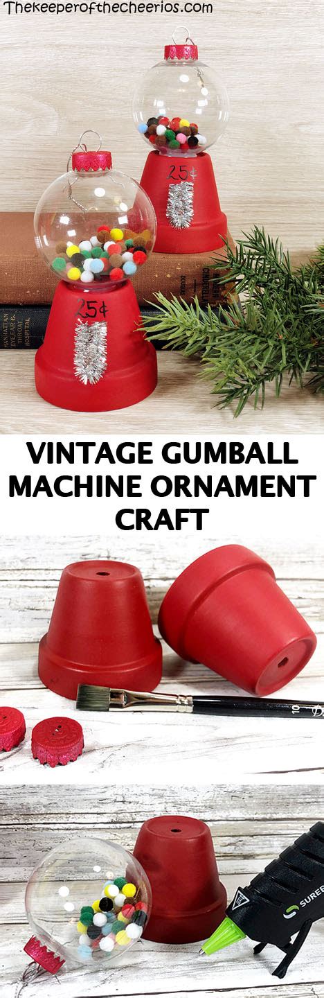 Vintage Gumball Machine Ornament Dollar Store Craft - The Keeper of the ...