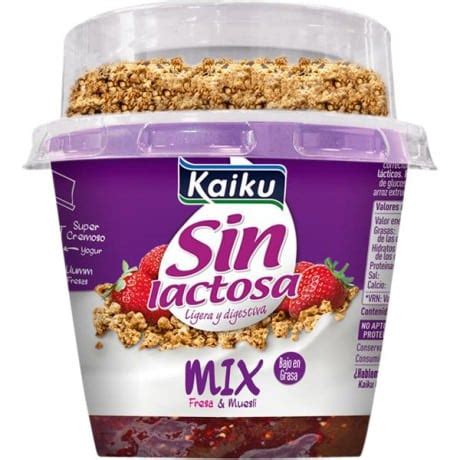 Kaiku Sin Lactosa Lanza Ksl Mix Melocot N Maracuy Marketing Food