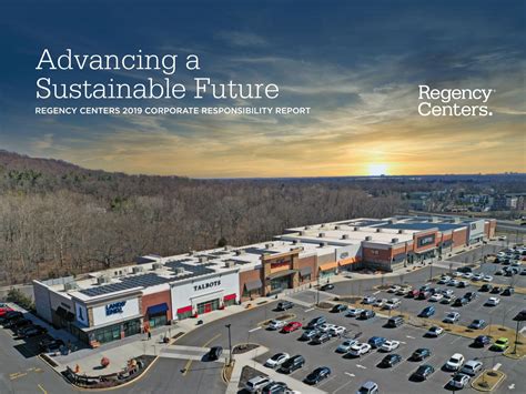 Regency Centers 2019 Corporate Responsibility Report By Regency